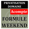 Privatisation du Domaine _ Acompte