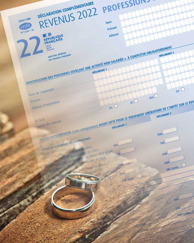 déclaration mariage impôts