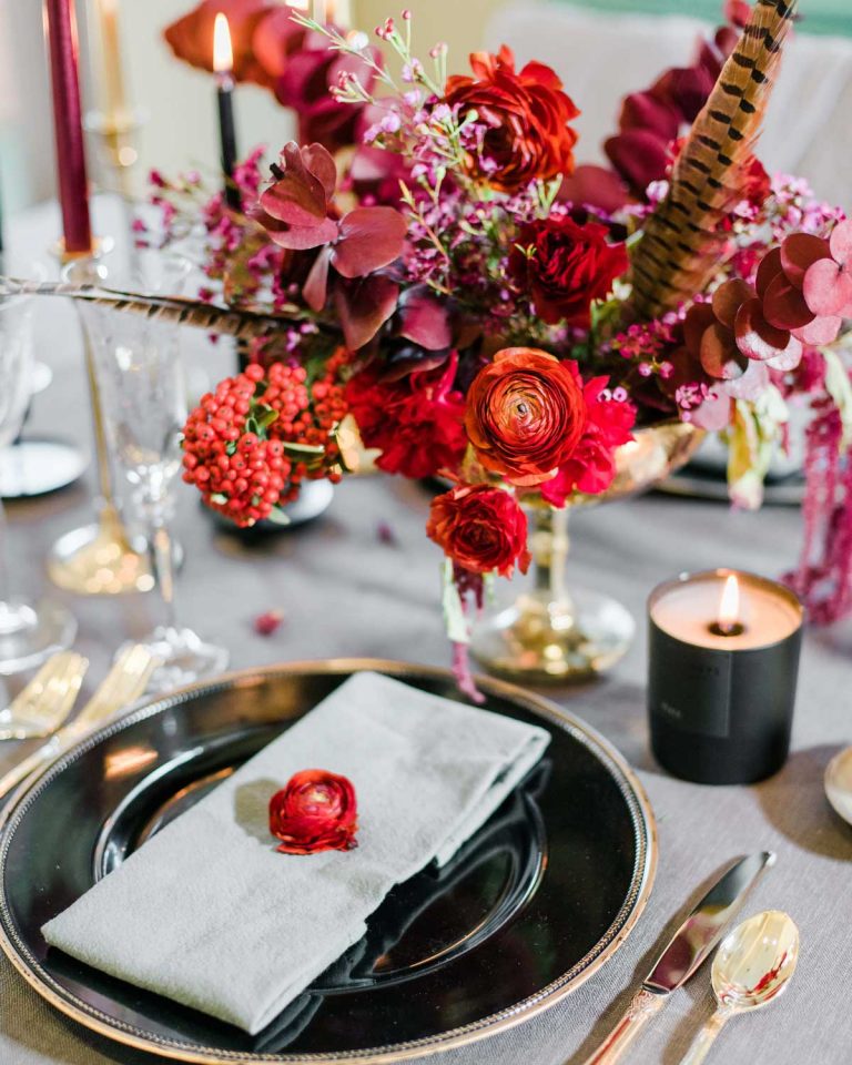 23. Les idées pour des centres de table de mariage époustouflants et élégants.