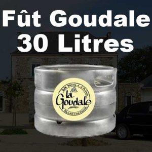 Fût Goudale 30 Litres – FACTURATION APRÈS EVENEMENT au Prix Barré