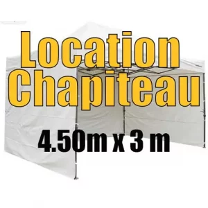 Location chapiteau 4,50m x 3 m