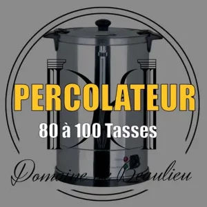 Location Percolateur 80 à 100 TASSES FILTRE INOX