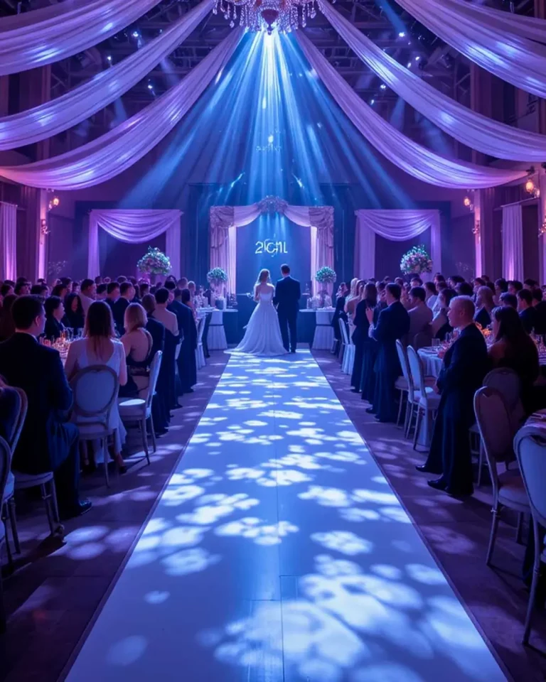 Mariage en domaine : comment créer une ambiance magique grâce à l’éclairage de la salle