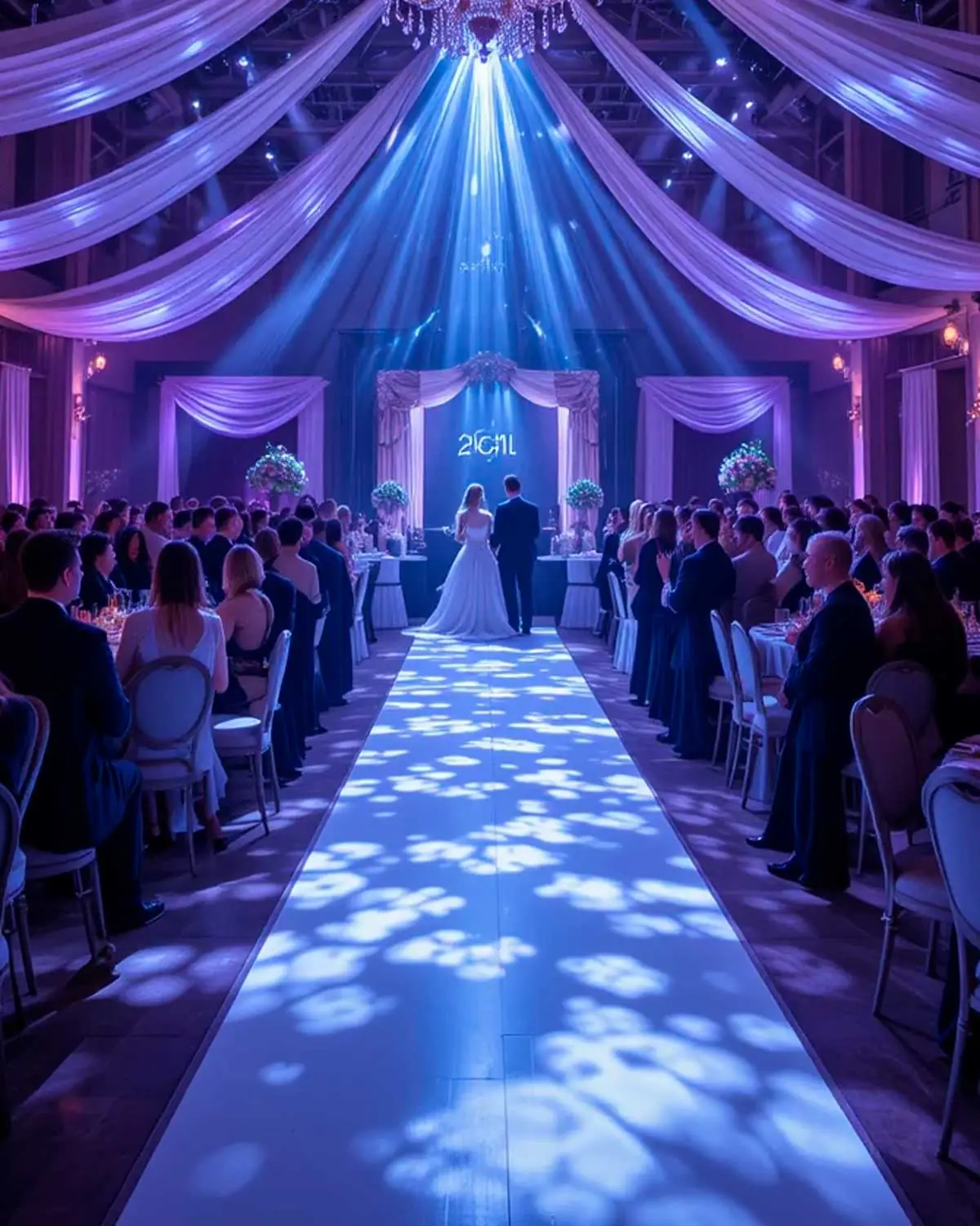 Mariage en domaine : comment créer une ambiance magique grâce à l’éclairage de la salle