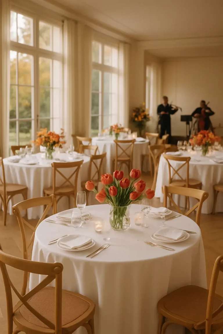 Salle de mariage : choisir un lieu adapté selon la saison